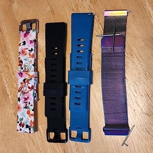 FITBIT VERSA BANDS - 22mm quick release watch/smartwatch bands - gently used